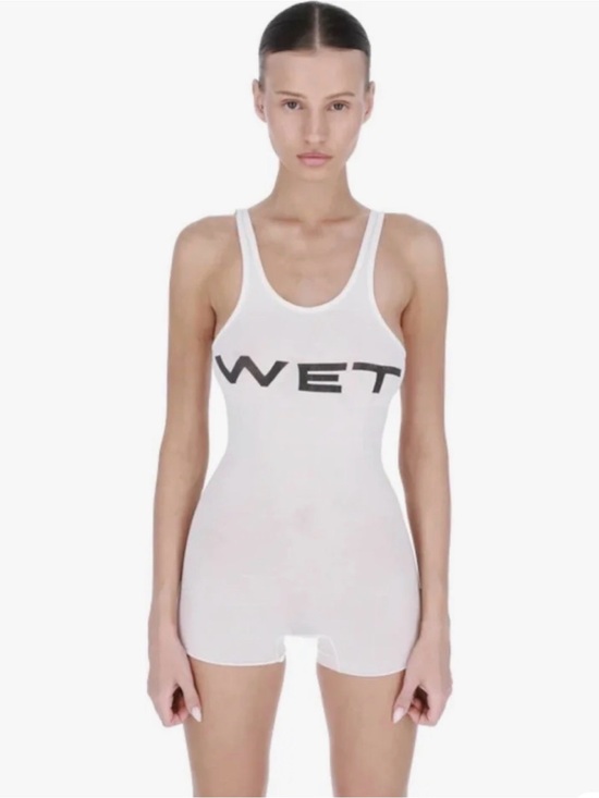 Yeezy Pants - YEEZY x Mowalola WET white bodysuit
